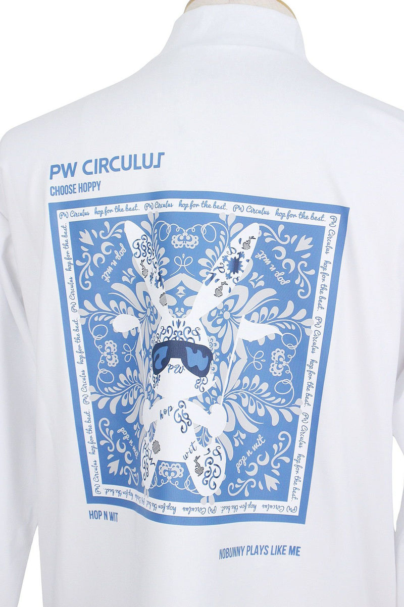 High Neck Shirt Men's PW CIRCULUS 2025 Autumn/Winter New Golf Wear