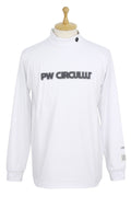 High Neck Shirt Men's PW CIRCULUS 2025 Autumn/Winter New Golf Wear