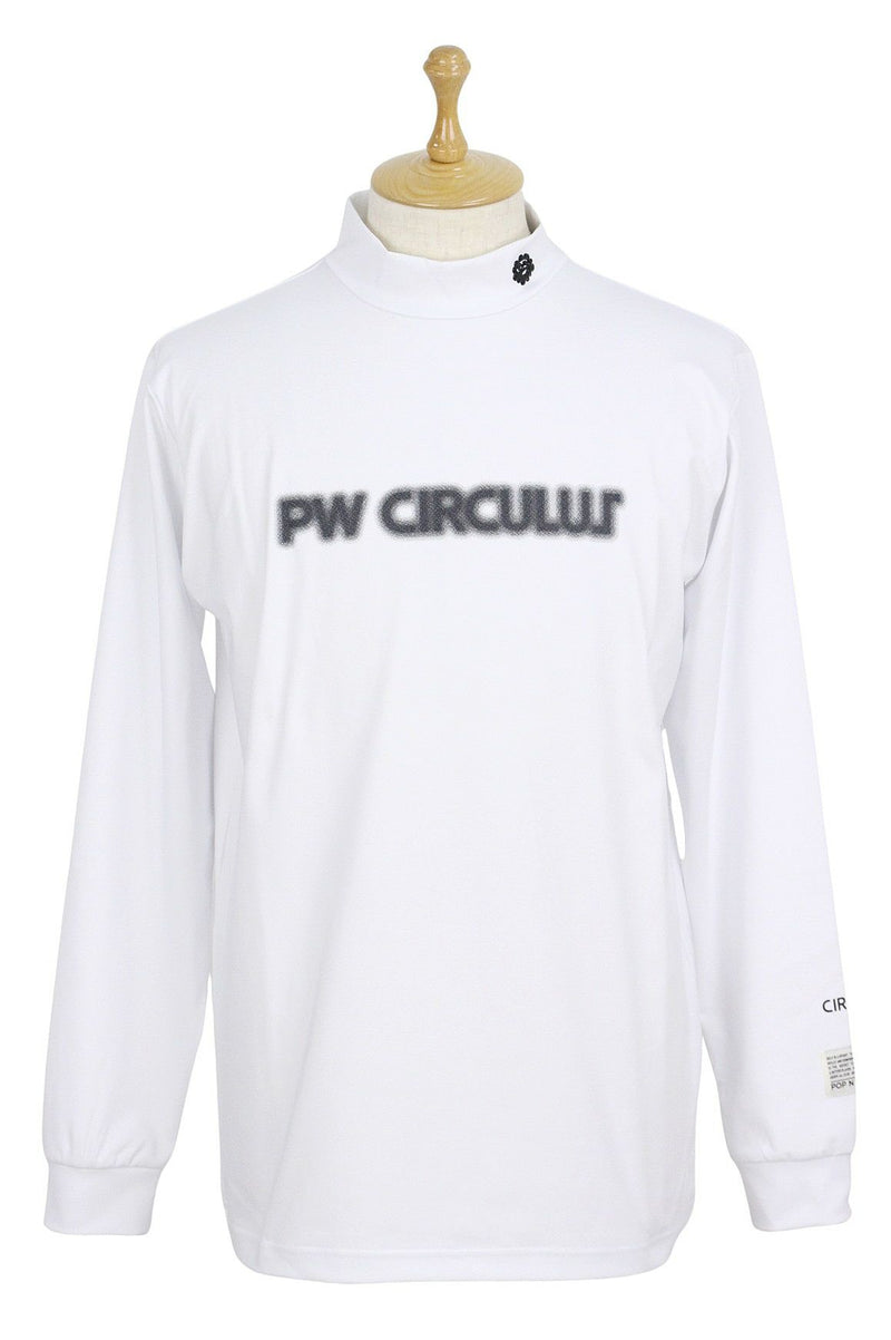High Neck Shirt Men's PW CIRCULUS 2025 Autumn/Winter New Golf Wear