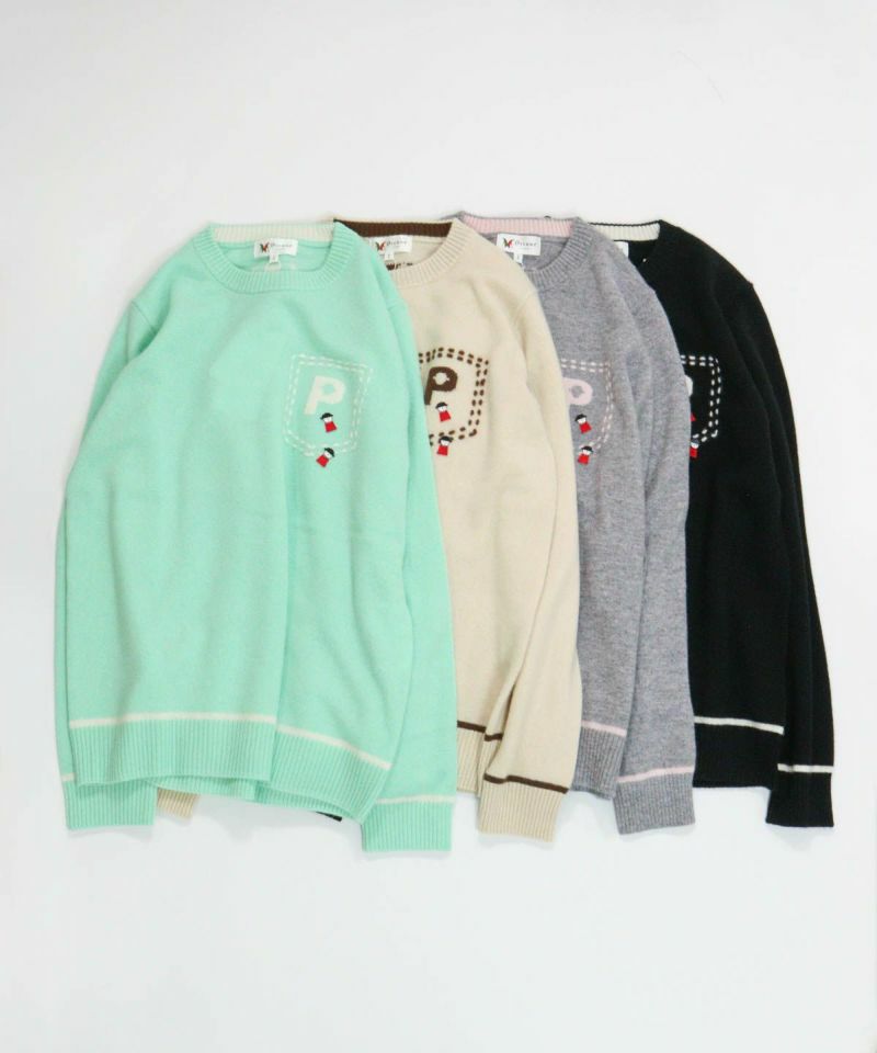 Sweater Ladies Picone Club PICONE CLUB 2025 Autumn/Winter New Golf Wear