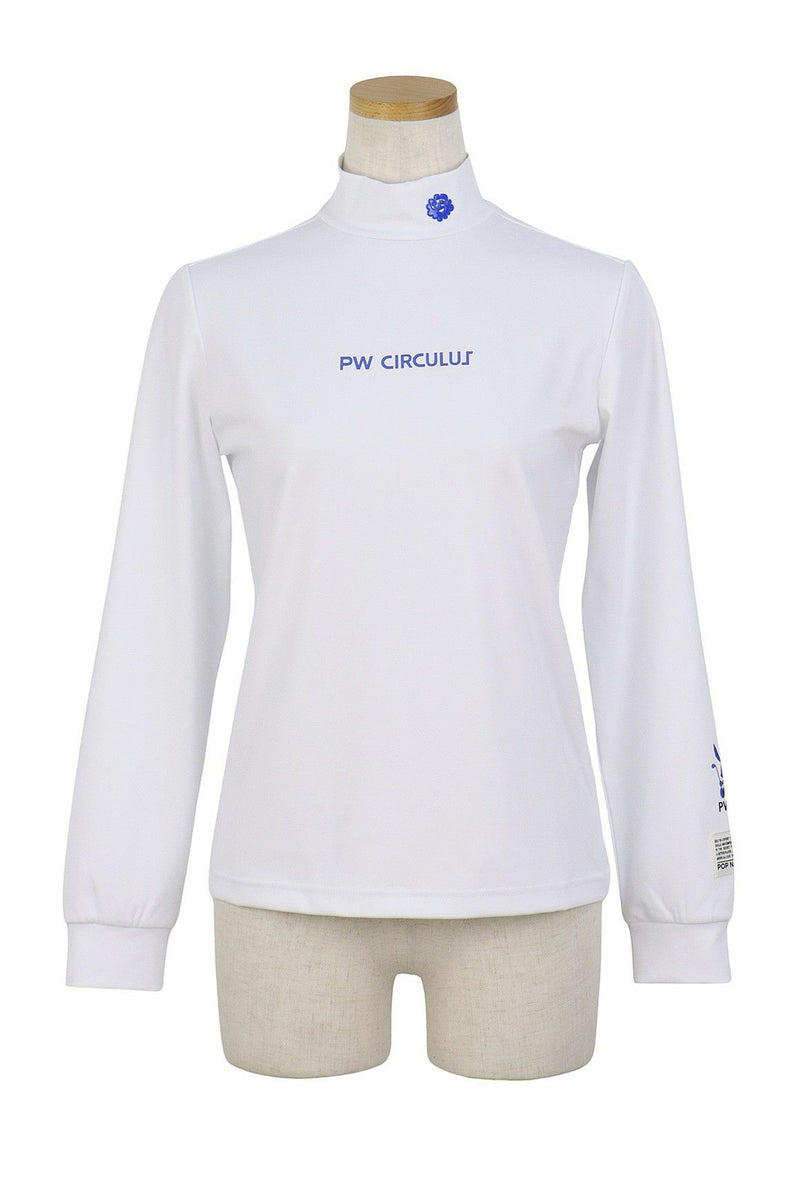 High Neck Shirt Women's PW CIRCULUS 2025 Autumn/Winter New Golf Wear