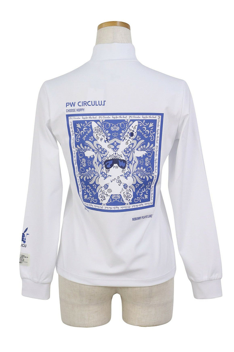 High Neck Shirt Women's PW CIRCULUS 2025 Autumn/Winter New Golf Wear