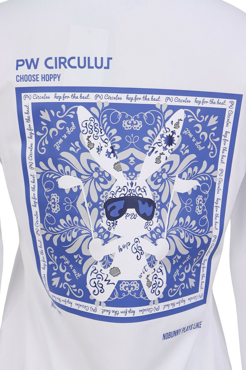 High Neck Shirt Women's PW CIRCULUS 2025 Autumn/Winter New Golf Wear