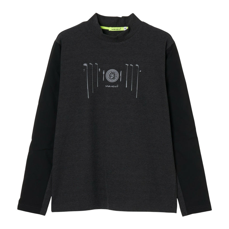 High Neck Shirt Men's VIVA HEART 2025 Autumn/Winter New Golf Wear