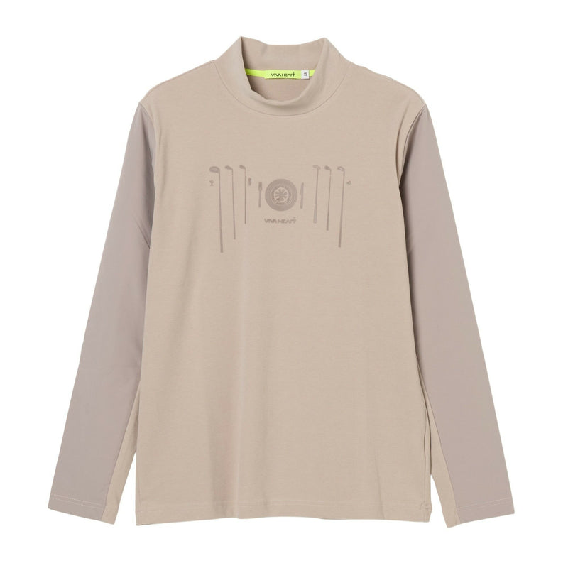 High Neck Shirt Men's VIVA HEART 2025 Autumn/Winter New Golf Wear