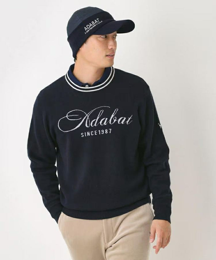 セーター メンズ アダバット adabat 2025 秋冬 新作 ゴルフウェア