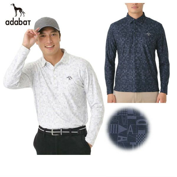 Polo shirt men's adabat adabat 2025 autumn/winter new golf wear