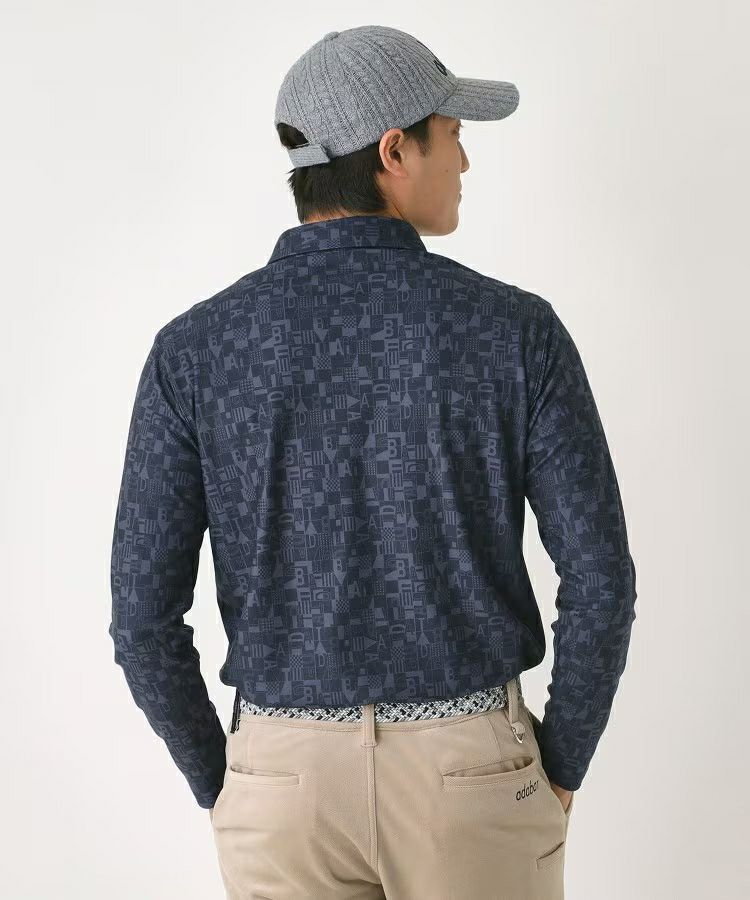 Polo shirt men's adabat adabat 2025 autumn/winter new golf wear