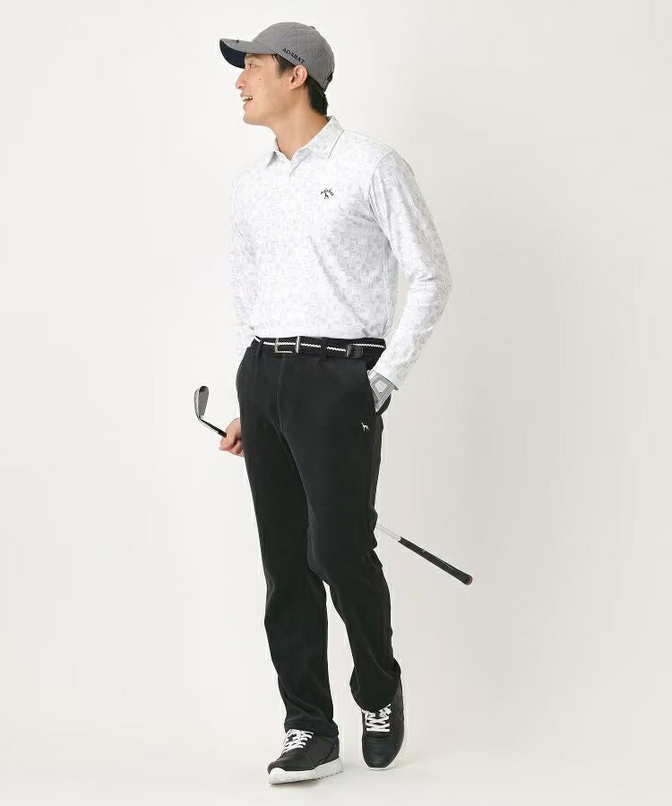 Polo shirt men's adabat adabat 2025 autumn/winter new golf wear