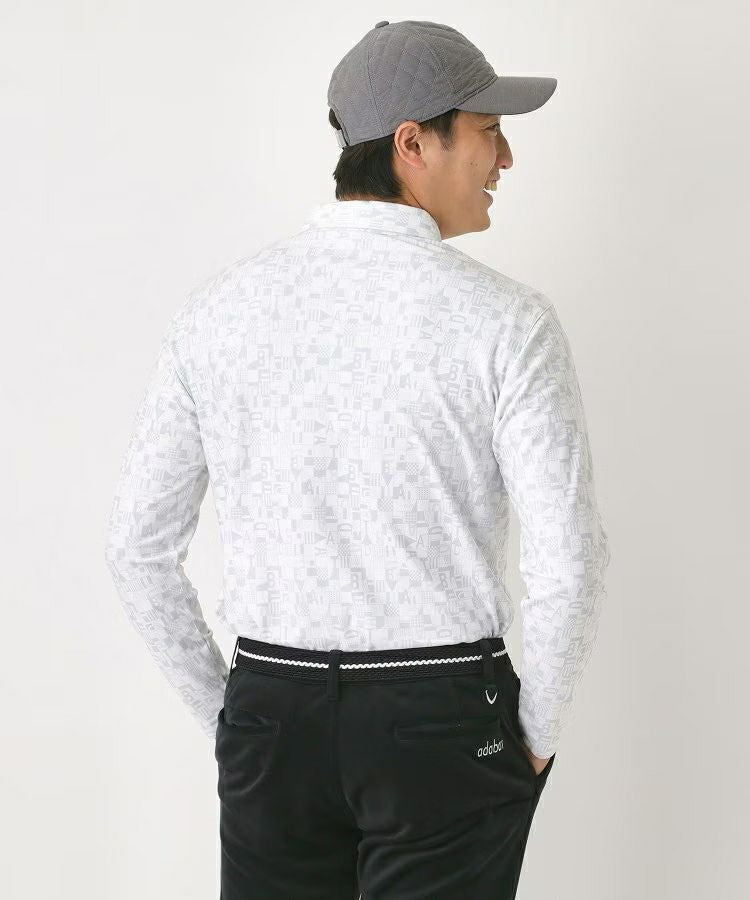 Polo shirt men's adabat adabat 2025 autumn/winter new golf wear