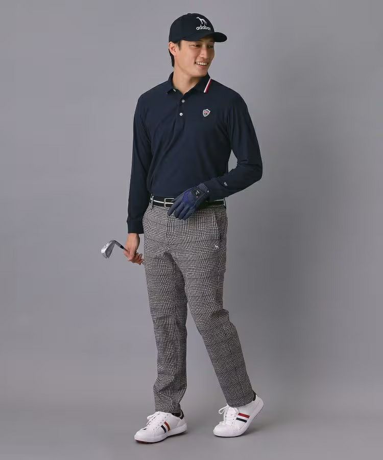 Polo shirt men's adabat adabat 2025 autumn/winter new golf wear