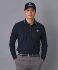 Polo shirt men's adabat adabat 2025 autumn/winter new golf wear