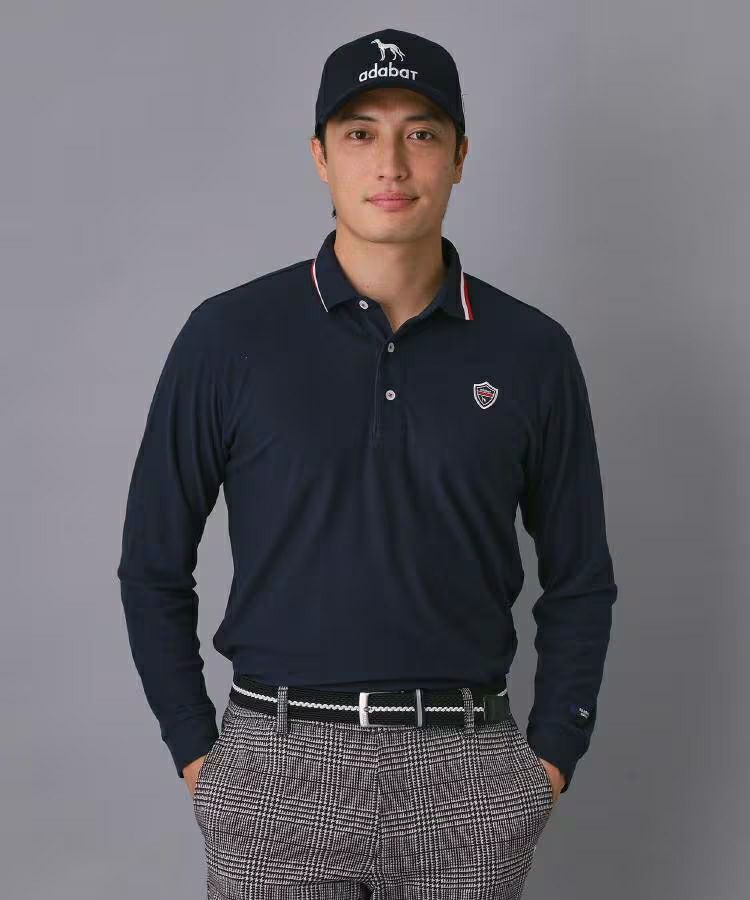 Polo shirt men's adabat adabat 2025 autumn/winter new golf wear