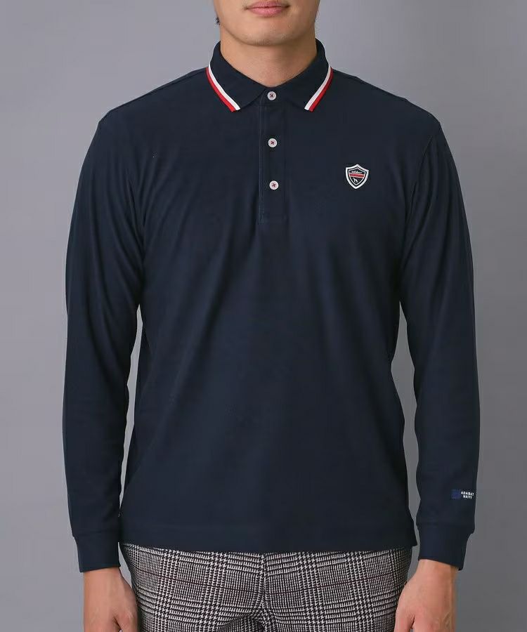 Polo shirt men's adabat adabat 2025 autumn/winter new golf wear