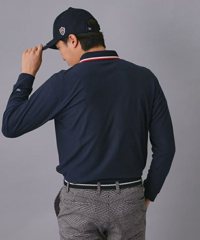 ポロシャツ メンズ アダバット adabat 2025 秋冬 新作 ゴルフウェア