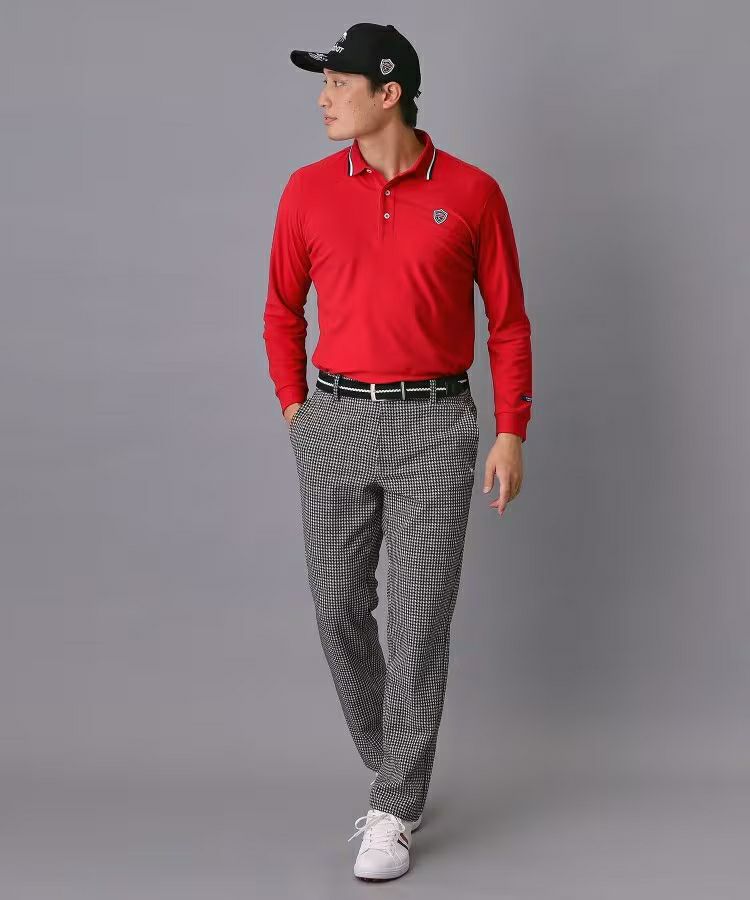 Polo shirt men's adabat adabat 2025 autumn/winter new golf wear
