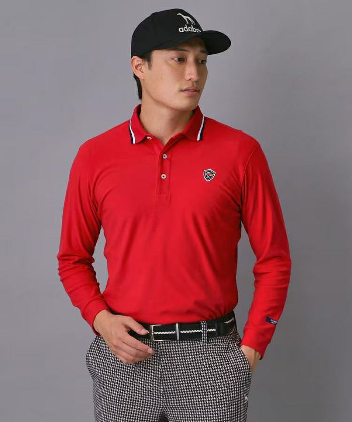 ポロシャツ メンズ アダバット adabat 2025 秋冬 新作 ゴルフウェア