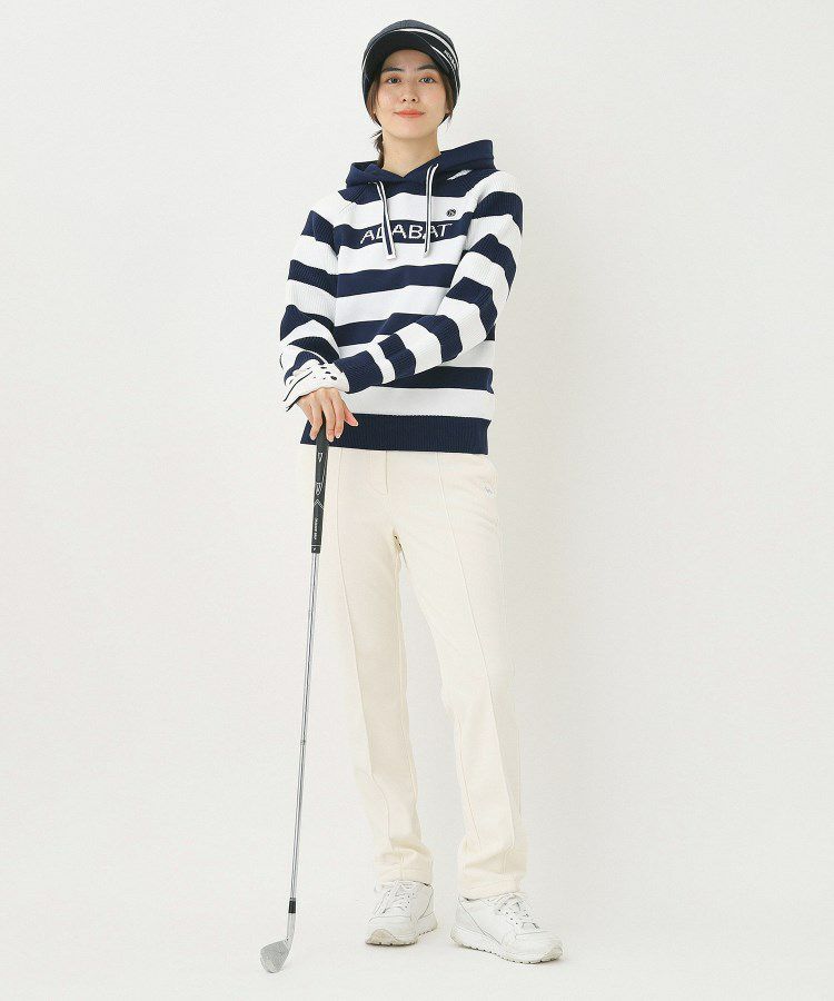 Knit Parka Women's adabat adabat 2025 Autumn/Winter New Golf Wear