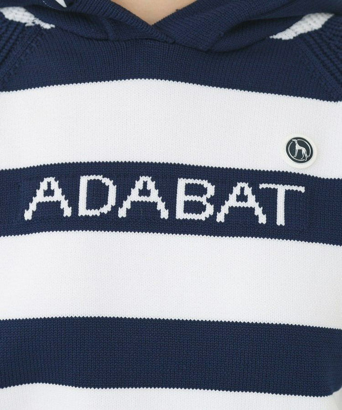 ニットパーカー レディース アダバット adabat 2025 秋冬 新作 ゴルフ