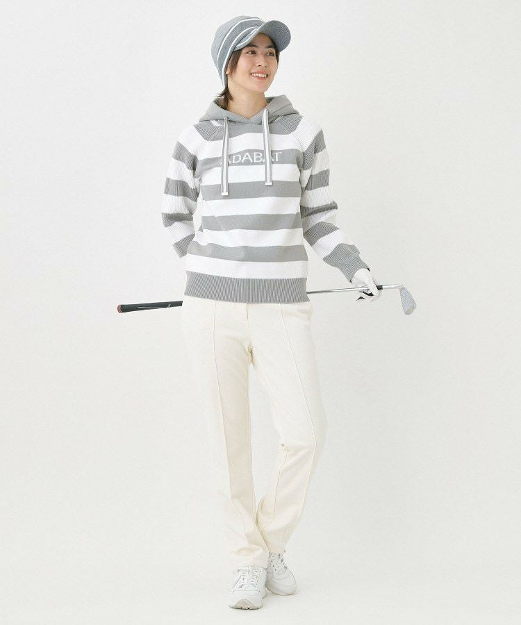 Knit Parka Women's adabat adabat 2025 Autumn/Winter New Golf Wear