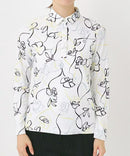 Polo shirt ladies adabat adabat 2025 autumn/winter new golf wear