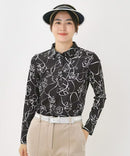 Polo shirt ladies adabat adabat 2025 autumn/winter new golf wear