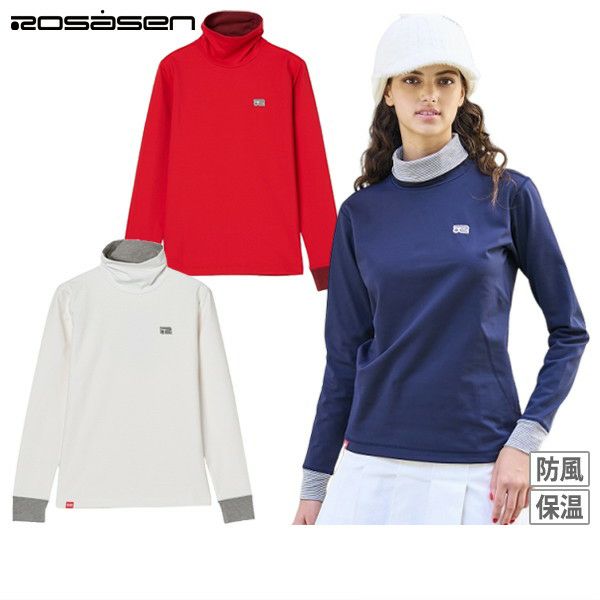 高领衬衫女款 ROSASEN 2025秋冬新款高尔夫服