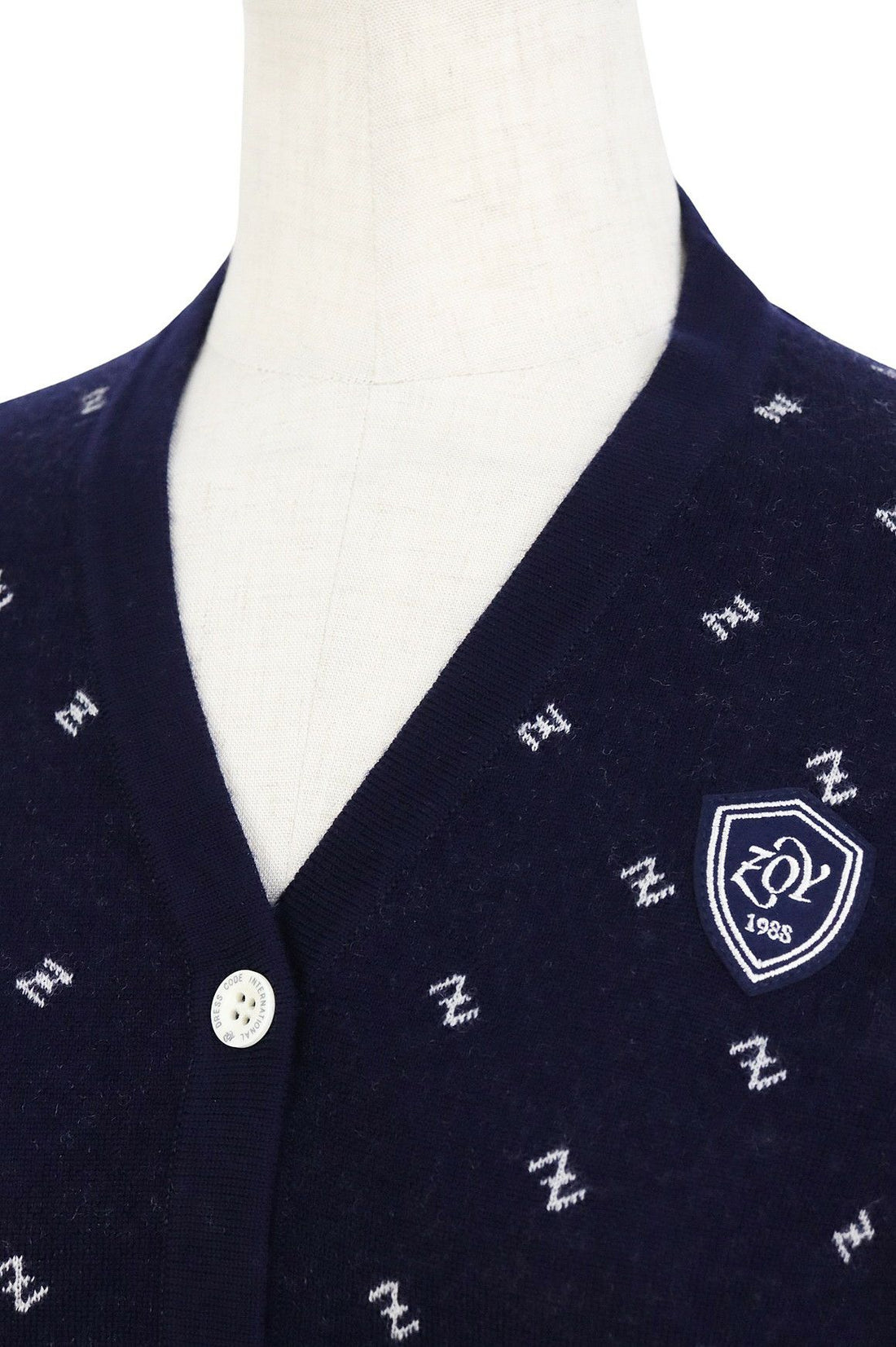 カーディガン レディース ゾーイ ZOY 2025 秋冬 新作 ゴルフウェア