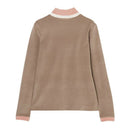 High Neck Shirt Women's Heal Creek 2025 Autumn/Winter New Golf Wear