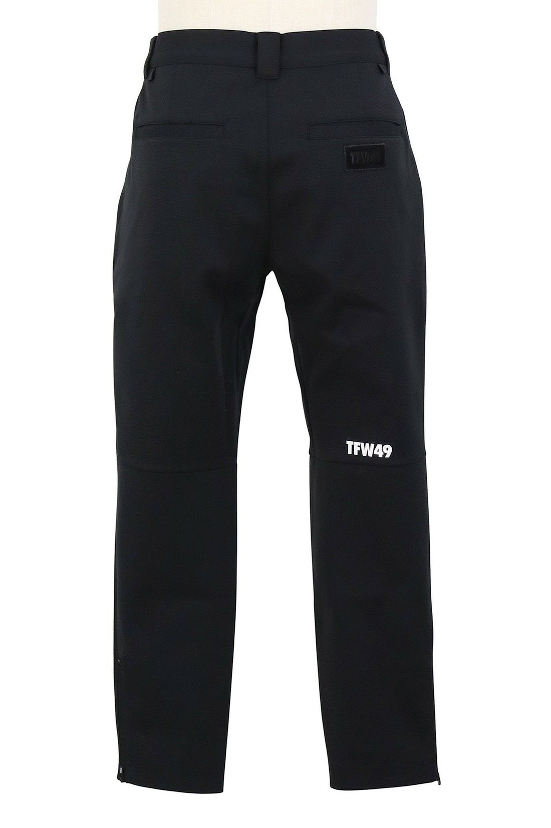 美品　TFW49 ロングパンツ　Lサイズ　ブラック　裏地付き ロングパンツ メンズ ティーエフダブリュー フォーティーナイン TFW49