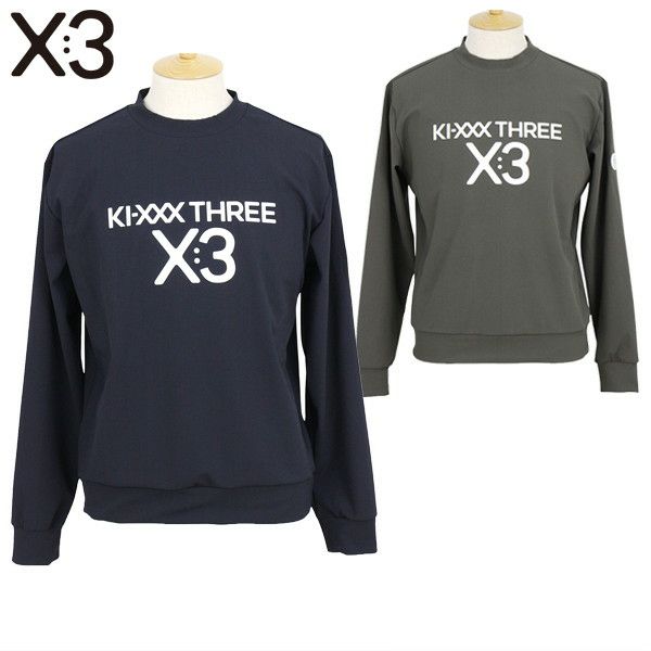高領襯衫男款 Kick Three KI-XXX THREE 2025 秋冬新款高爾夫服