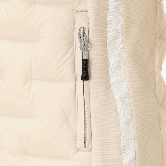 【今期新作・タグ付き】BRIEFING レディース ウィンドブルゾン ベージュM ブリーフィングゴルフ(BRIEFING GOLF) アウター | レディースゴルフ