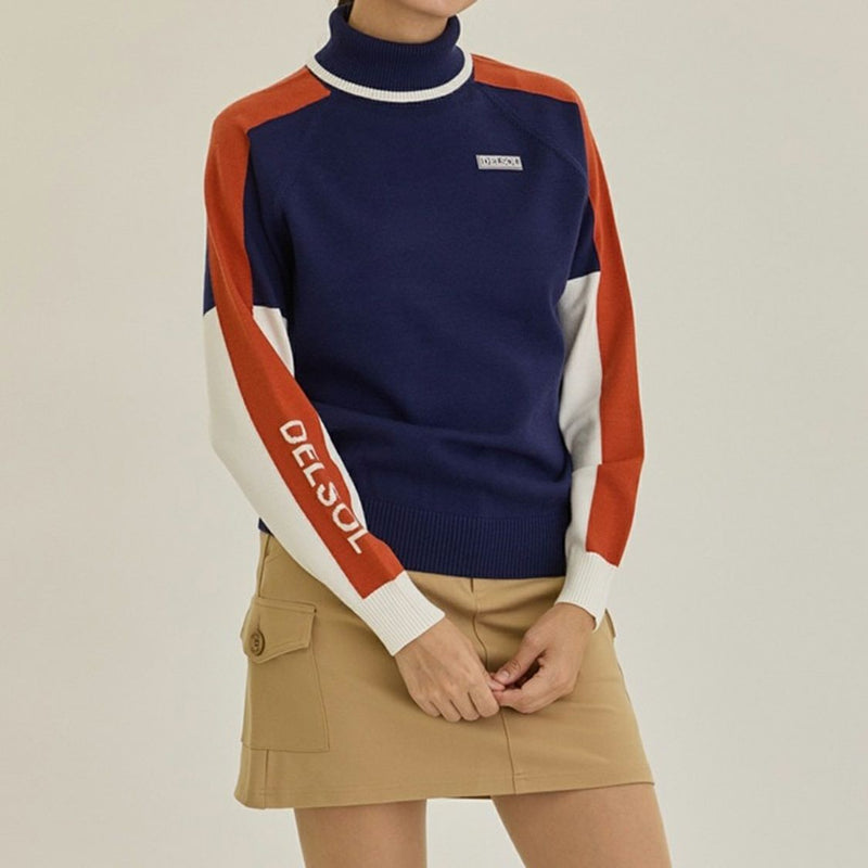 毛衣女士戴尔索尔高尔夫DELSOL GOLF 2025秋冬新款高尔夫服装