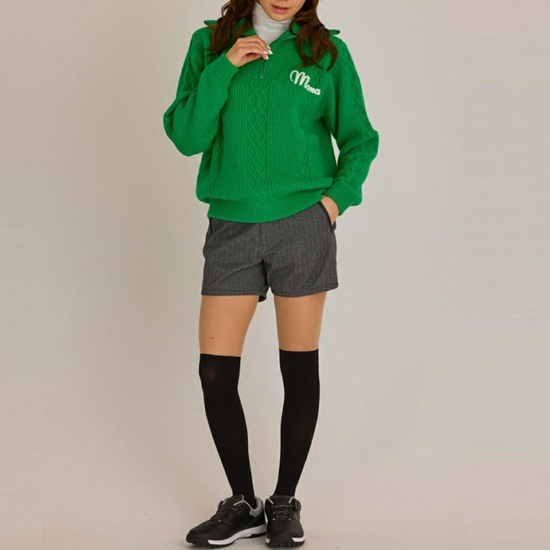 스웨터 여성 MONA DELSOL MONA DELSOL 2025 가을 겨울 신작 골프웨어