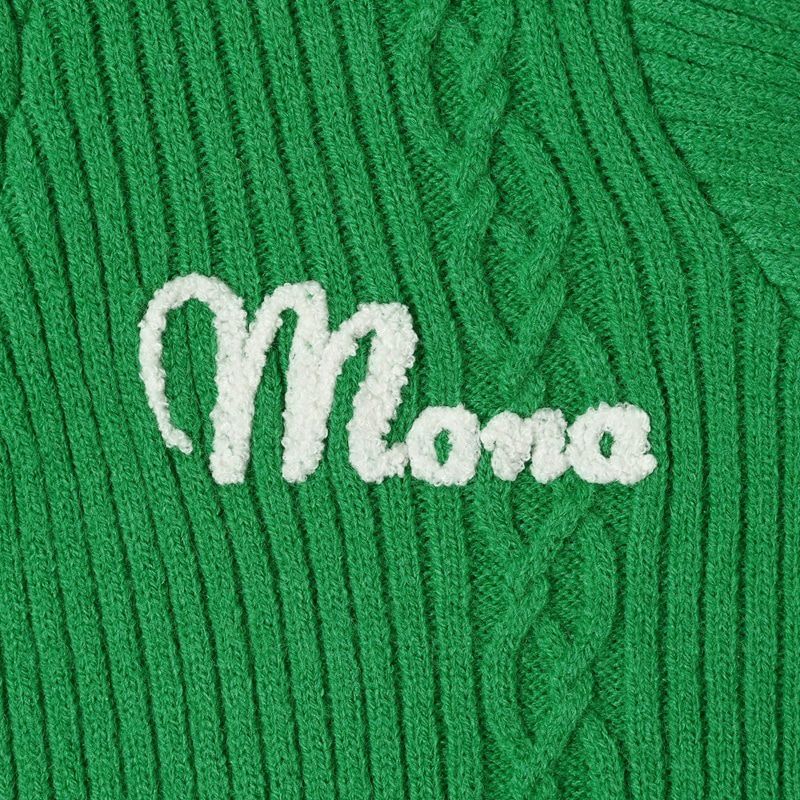 스웨터 여성 MONA DELSOL MONA DELSOL 2025 가을 겨울 신작 골프웨어