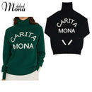 毛衣女士莫纳戴尔索尔MONA DELSOL 2025秋冬新款高尔夫球服