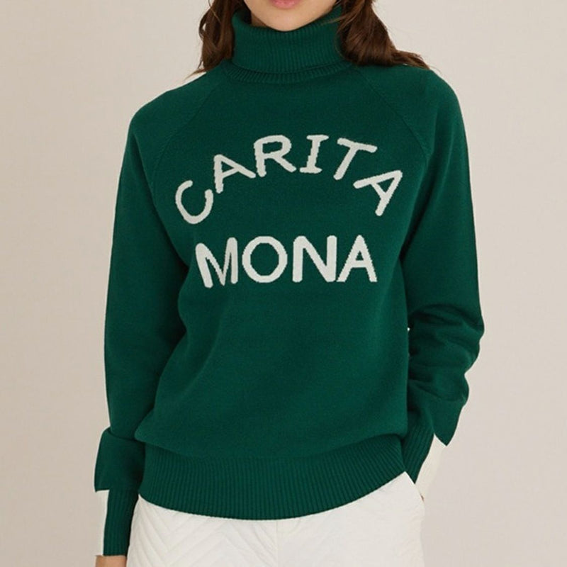 毛衣女款 MONA DELSOL MONA DELSOL 2025秋冬新款高尔夫服