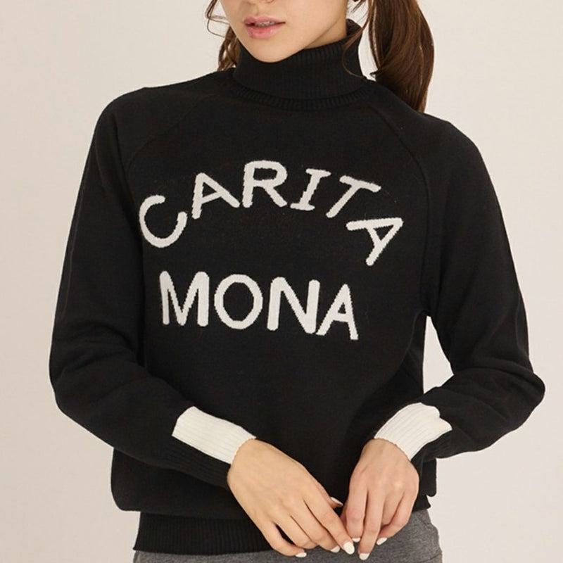 毛衣女款 MONA DELSOL MONA DELSOL 2025秋冬新款高尔夫服