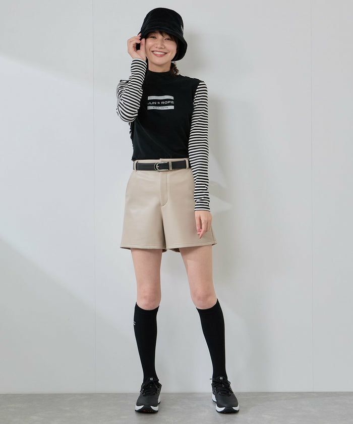 ショートパンツ レディース ジュン＆ロペ ジュンアンドロペ JUN＆ROPE 2025 秋冬 新作 ゴルフウェア