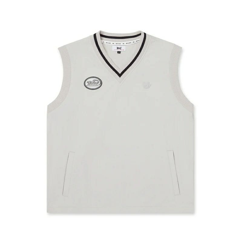 Vest  Men's WAAC Japanese Genuine Product 2025 Autumn/Winter New Golf Wear
