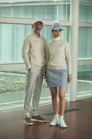 크루넥 스웨터 여성 ZOY 2025 가을/겨울 신상 골프웨어