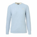 크루넥 스웨터 여성 ZOY 2025 가을/겨울 신상 골프웨어