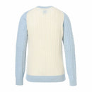 크루넥 스웨터 여성 ZOY 2025 가을/겨울 신상 골프웨어