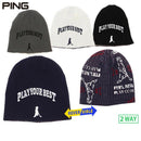 ニット帽 メンズ レディース ピン PING 2025 秋冬 新作 ゴルフ