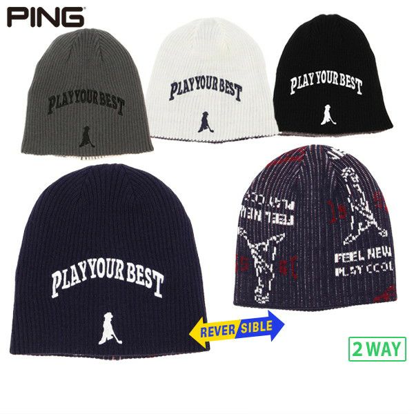 ニット帽 メンズ レディース ピン PING 2025 秋冬 新作 ゴルフ