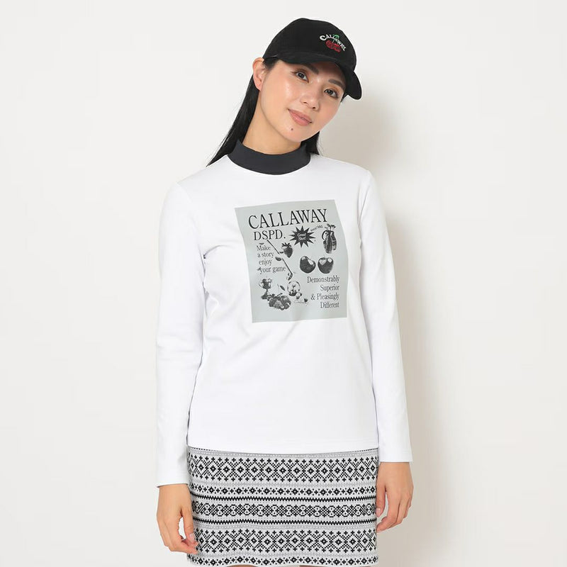 ハイネックシャツ レディース キャロウェイ アパレル キャロウェイ ゴルフ Callaway APPAREL 2025 秋冬 新作 ゴルフウェア