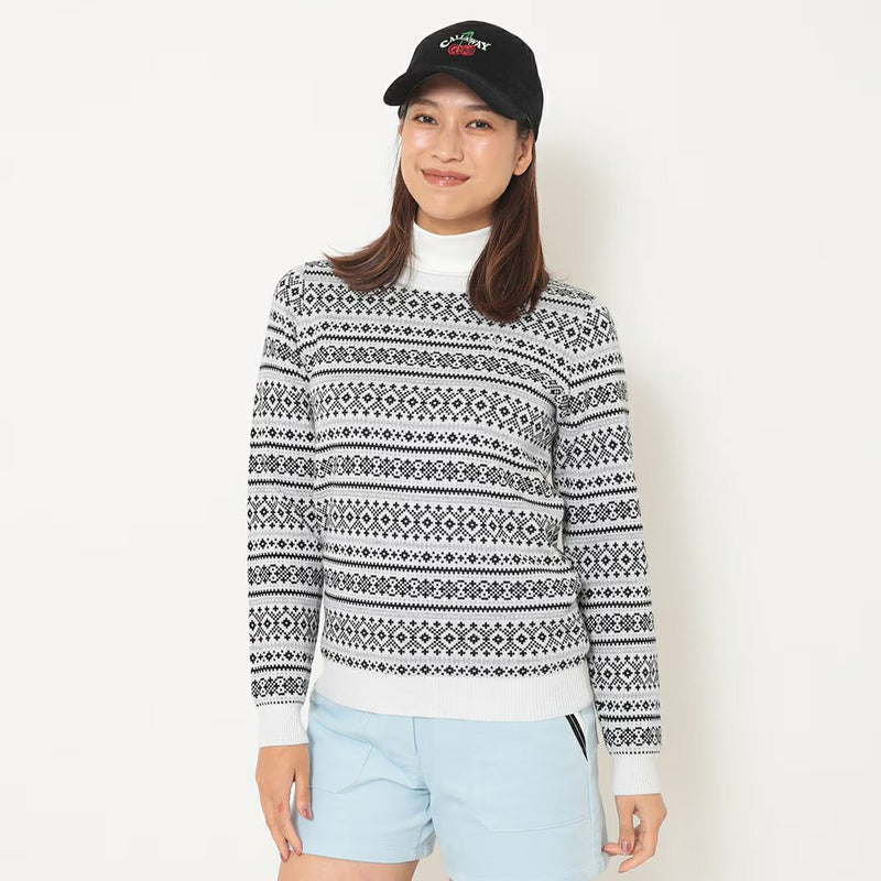 セーター レディース キャロウェイ アパレル キャロウェイ ゴルフ Callaway APPAREL 2025 秋冬 新作 ゴルフウェア