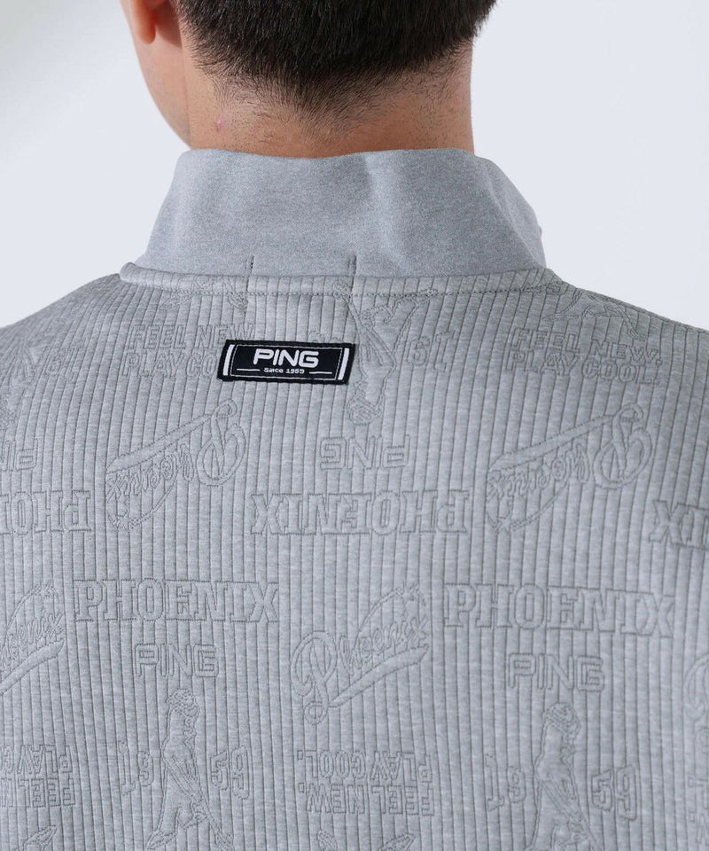ポロシャツ メンズ ピン PING 2025 秋冬 新作 ゴルフウェア
