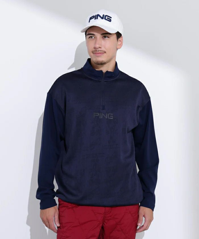 ポロシャツ メンズ ピン PING 2025 秋冬 新作 ゴルフウェア