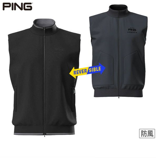 背心男装PING 2025秋冬新款高尔夫服